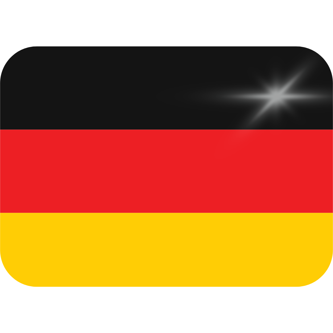 Überkleber Logo Cover Sticker passend für AGV Helm Modelle (Set für Vorne & Hinten) Deutschlandflagge